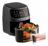 Freidora De Aire Sin Aceite Digital De 8 L Negro
