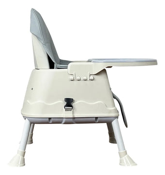 Silla Comedor Bebe 3en1 Happy Baby Zoe Color Gris
