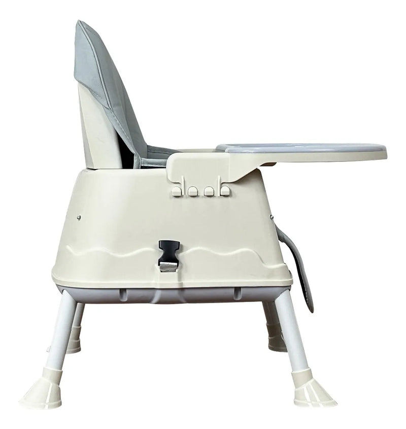 Silla Comedor Bebe 3en1 Happy Baby Zoe Color Gris