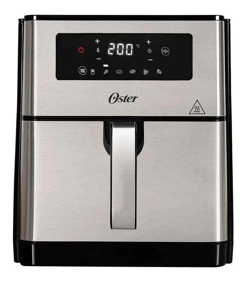 Freidora De Aire Digital Oster® Con Capacidad De 9l Ckstaf90 Color Plateado