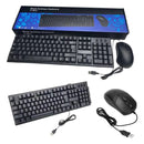 Teclado Y Mouse Usb En Combo H-8810 Alambrico Negro