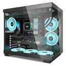 Caja Pc Gaming Pccooler C3t500 Argb Con 6 Ventiladores Rgb