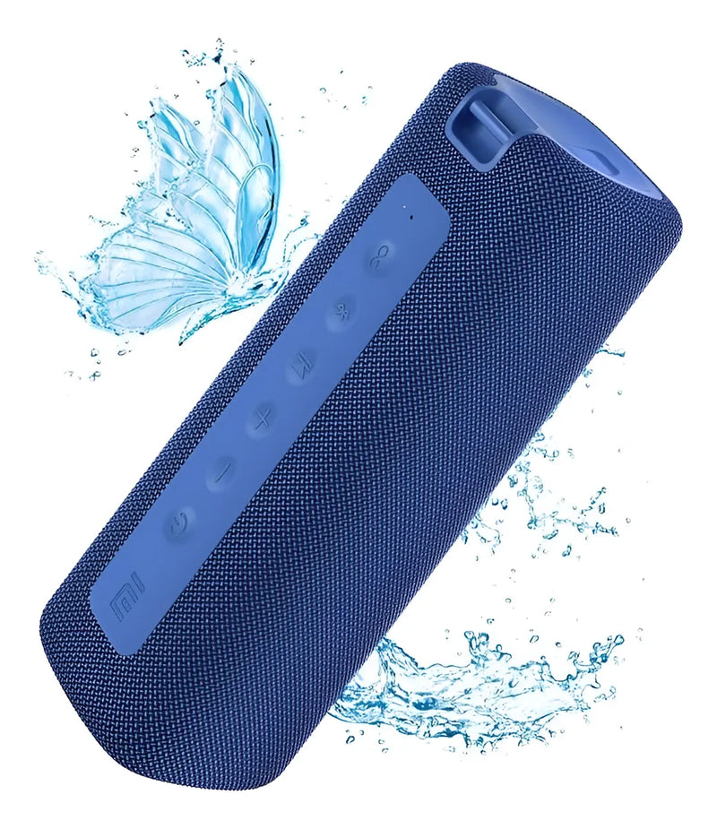 Parlante Xiaomi Mi MDZ-36-DB portátil con bluetooth waterproof azul