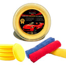 Cera De Carnauba Hidrofóbicas + 5 Esponjas + 3 Paño