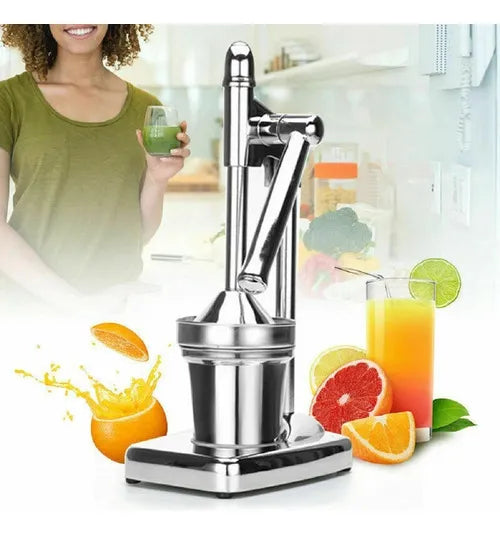 Exprimidor De Naranjas En Acero Inoxidable Extractor De Jugo Gris