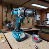 Taladro Inalámbrico Prtool Tab36m Con Accesorios 10mm Azul - Azul - 50hz60hz