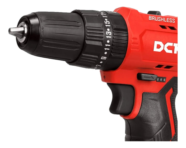 Taladro Atornillador Dck 12v (3/8) 230w 35nm + 2 Baterías Rojo/negro