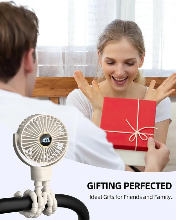 Mini Ventilador Portátil Recargable 360 3 Velocidades Cochec