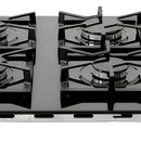 Estufa De Empotrar Tandoori Cristal 66x54 Gas Natural Haceb Color Negro