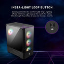 Msi Mid-tower Pc Gaming Case Panel Lateral De Vidrio Templad Black