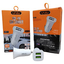 Cargador Celular Teléfono Carro Usb Dual Carga Rápida Autos Diseño 1