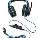 Fone de ouvido over-ear Kotion Each G4000 negro e azul