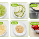 Cortador De Verduras De Cesta Húmeda De Cocina Multifunción