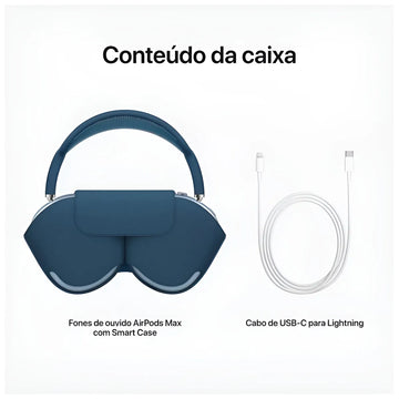 Auriculares inalámbricos Bluetooth compatibles con AirPods Max Color Blue
