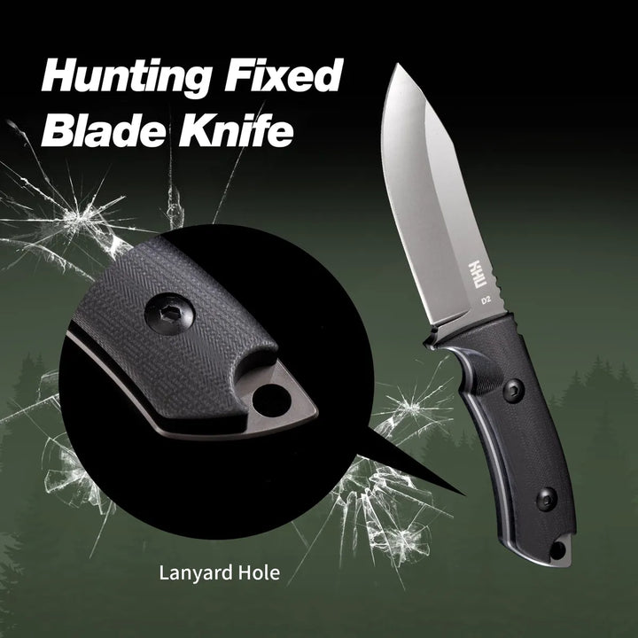 Khu Cuchillo De Hoja Fija Tactico, Cuchillo De Caza Superviv