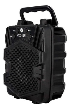 Parlante Recargable Bluetooth Ktx 1271 Usb Fm Sd Speaker Negro