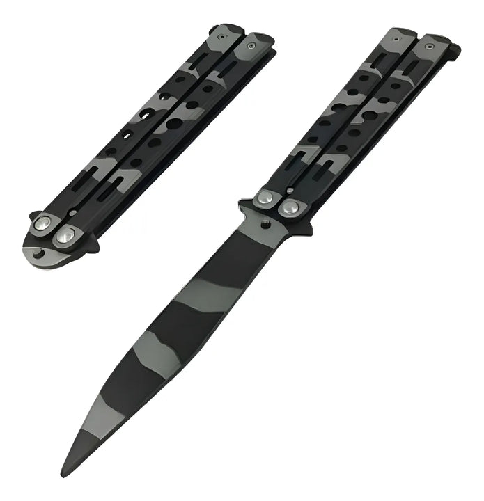 Navaja Mariposa Negra Pesca Cuchillo Tactico Csgo Trucos