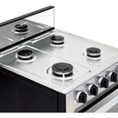 Estufa Romero Ultra Haceb 50 Cms Gas Natural Inox Color Negro