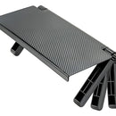Soporte de estante ajustable para monitor y TV Ikaza, color negro