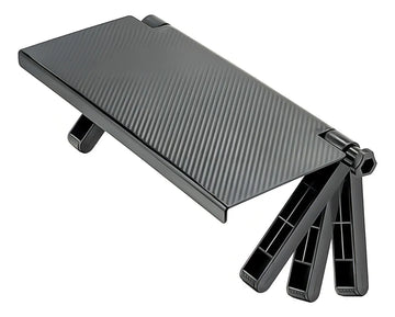 Soporte de estante ajustable para monitor y TV Ikaza, color negro