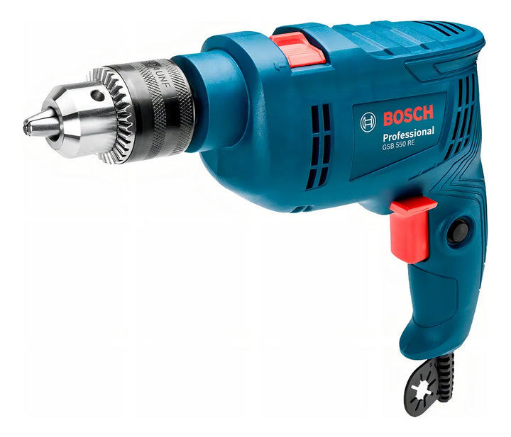 Taladro de impacto Bosch GSB 550 RE 550W con caja de cartón de