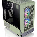 Gabinete Ceres 300 Matcha Green Tg Argb con 3 ventiladores Tt