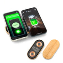 Cargador Inalambrico Coil Eco En Bambú Teléfonos Móviles