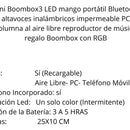 Mini Parlante Bafle Bluetooth Boombox3 Impermeable Negro 30w