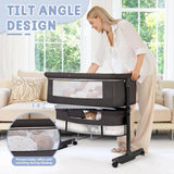 Cuna Para Bebe, Moises 3 En 1 Para Bebe, Moises Con Ruedas,