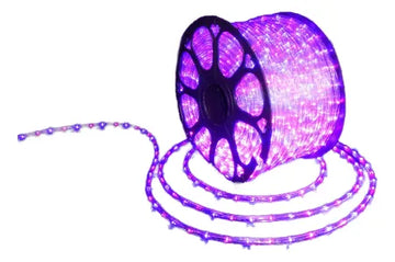 Manguera Led 3 Vias Luces Navideñas X 10mt Morada