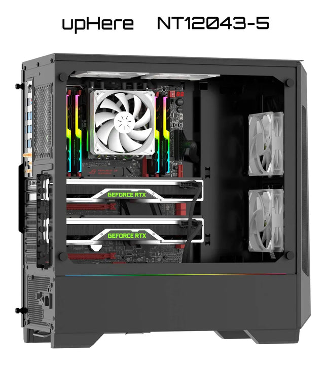 Ventiladores De Carcasa Para Computadora 12 Cm 5 Unidades Al