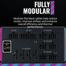 Fuente Cooler Master 850 V2 Mwe Full Modular 80 Plus Gold Color Negro