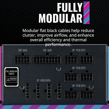 Fuente Cooler Master 850 V2 Mwe Full Modular 80 Plus Gold Color Negro