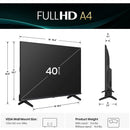 Televisor Hisense Serie A4 De 40 Smart Fire Tv Hisense