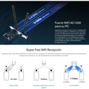 Adaptador De Red Pcie Wifi Bluetooth Ac1200, Mercusys Ma30e
