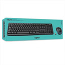 Combo Inalámbrico Logitech Mk270 + Alfombrilla Xl (80x30cm) Mouse Negro Teclado Negro