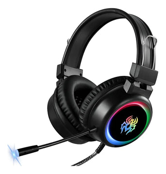 Audifonos Gamer Yoro V5 RGB con Luz RGB Diadema Auricular Cable Microfono