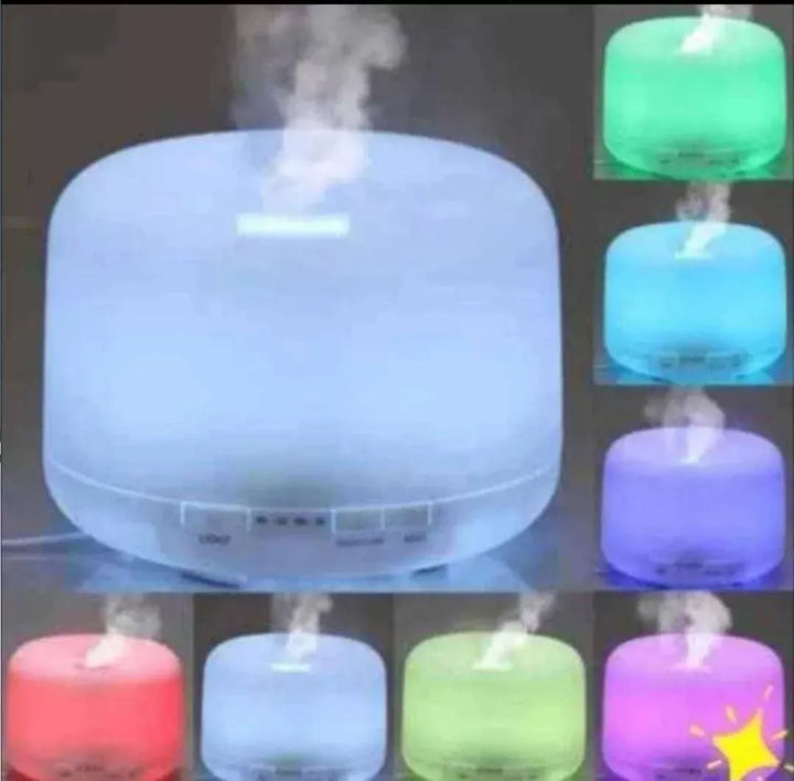 Humidificador Difusor Aromas Purificador De Aire 500ml Blanco