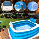 Banera Inflable Doble Para 2 Personas, Aire Electrica Y Repo