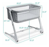 Bebé De La Alegría Del Bebé De Noche Cuna, 2 En 1 Altura Y Á