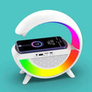 Bocina Bluetooth Altavoz Cargador Inalámbrico Led Rgb
