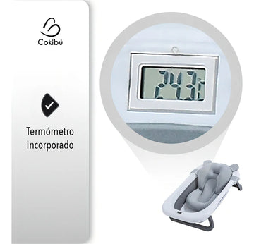 Tina Bañera Plegable Para Bebé Color Gris Tina Bañera Plegable Para Bebé