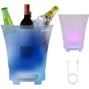Parlante Bafle Portatil Hielera Cubeta Luces Bluetooth Usb Blanco