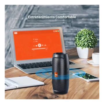 Bocina Bluetooth Speaker Altavoz Potente Compatible Android Negro