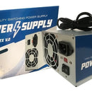 Fuente De Poder Atx 680w V.2 Pc 20-24 Pin Sata Ide Color Gris