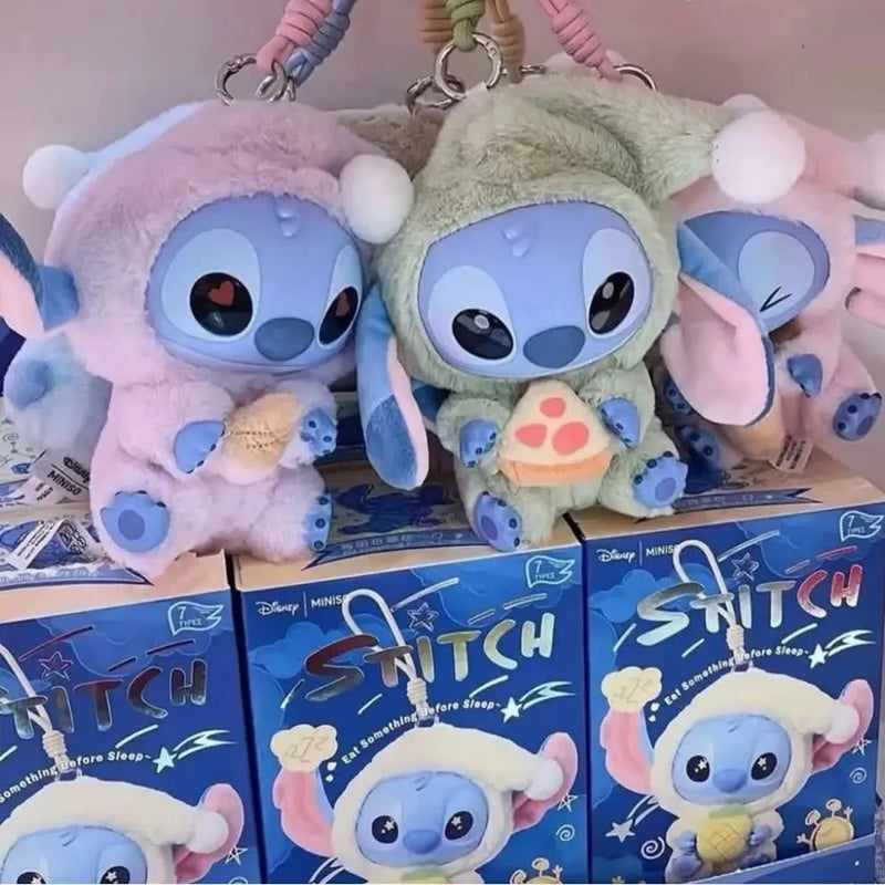 Labubu Peluche Stitch Sorpresa Modelo Al Azar Figura Stitch Azul