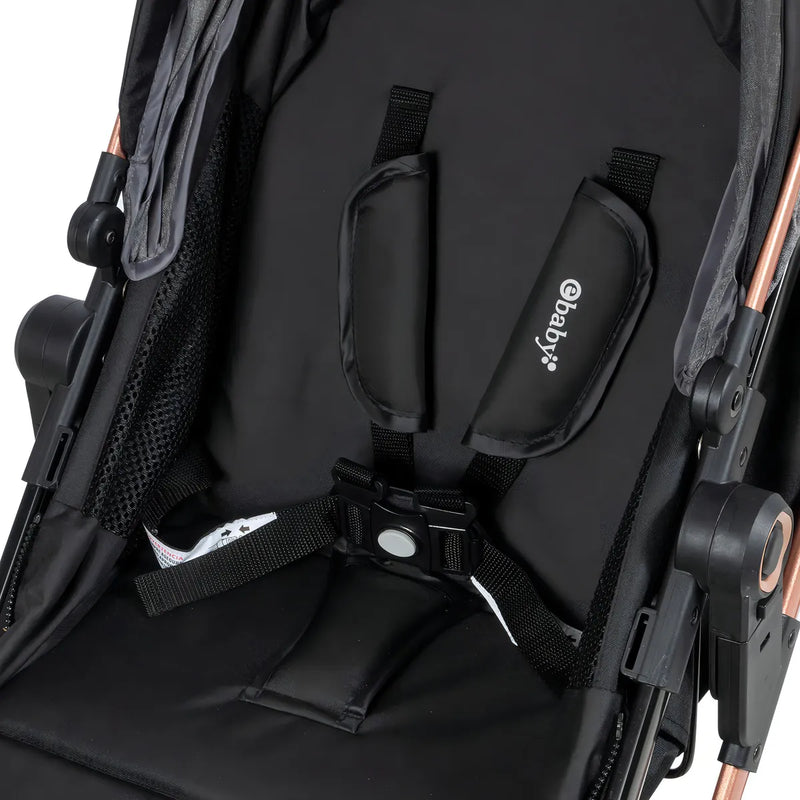 Coche Moises Compacto Ebaby Shiro Color Azul