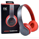 Fone de ouvido over-ear 5.0+EDR P47 rojo