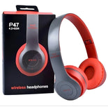 Fone de ouvido over-ear 5.0+EDR P47 rojo