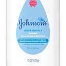 Talco Para Bebes Johnson's 15 Oz Con Almidon Y Aloe
